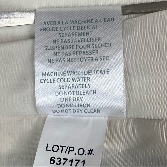 TRIBAL Women’s Jacket White Faux Leather Zipper Pockets Size Medium - Picture 11 of 11